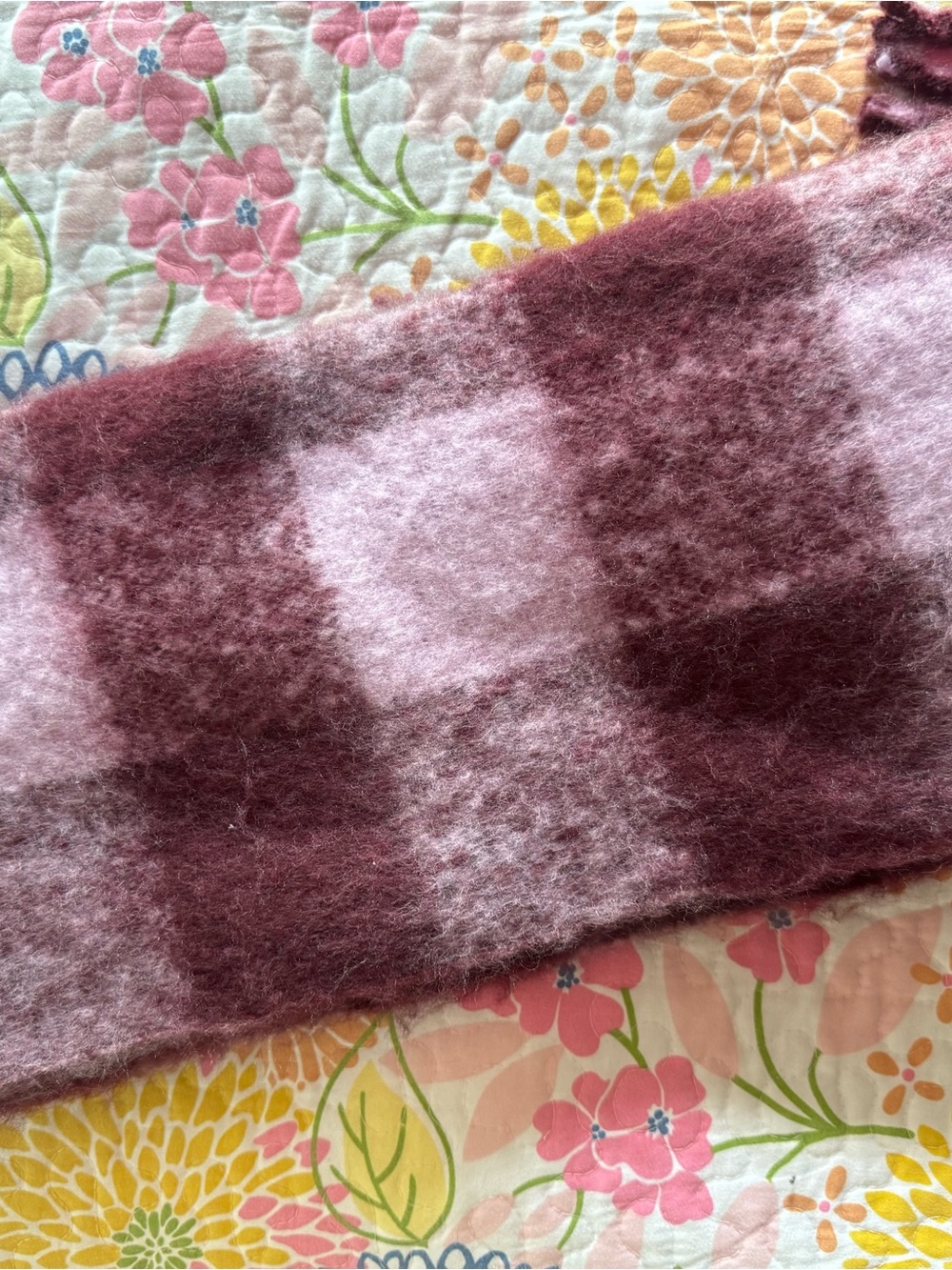 NWT Calia luxe scarf purple plaid - Picture 5 of 5